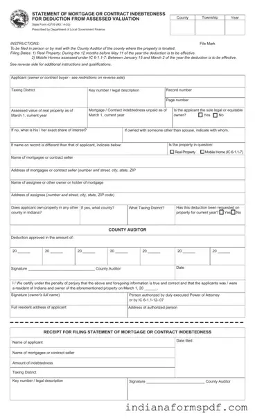 Indiana 43709 PDF Form