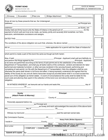 Indiana State 415 23 PDF Form